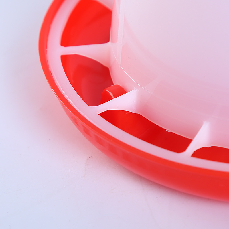 Alimentador espesado plástico neto con la tapa de alimentación automática barril de alimentación de aves de corral equipo de cría barril de alimentación