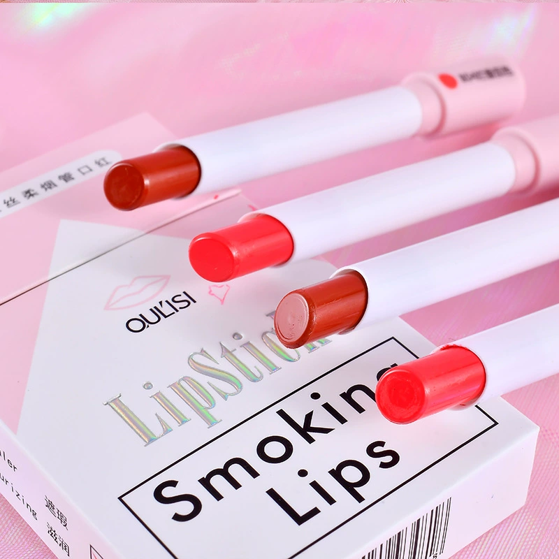 Lipstick, set for students, cigarette case