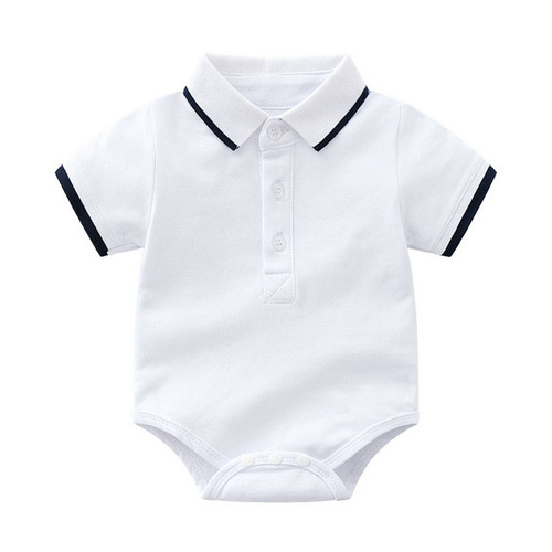 Foreign trade summer boys' Polo shirt short-sleeved suit polo shirt khaki lapel cotton shorts dropshipping
