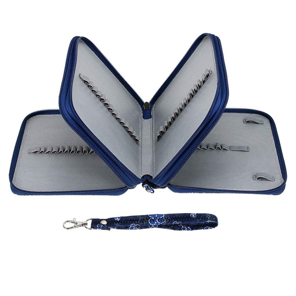 Estuche de Almacenamiento de Lápices de Colores para Estudiantes, de Tela Oxford, con 78 Orificios, para Dibujar, de Gran Capacidad