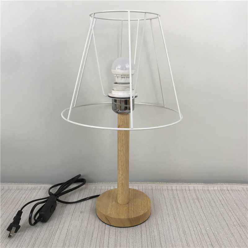 [Xianfan] ins tela casera cuerda trenzada pantalla estante de hierro E27 accesorios de iluminación bricolaje marco de hardware