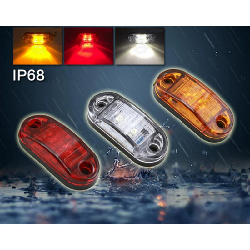 Поставка 10-30V высокое качество 2LED Piranha Грузовик Боковые огни, светодиодные сигналы грузовик