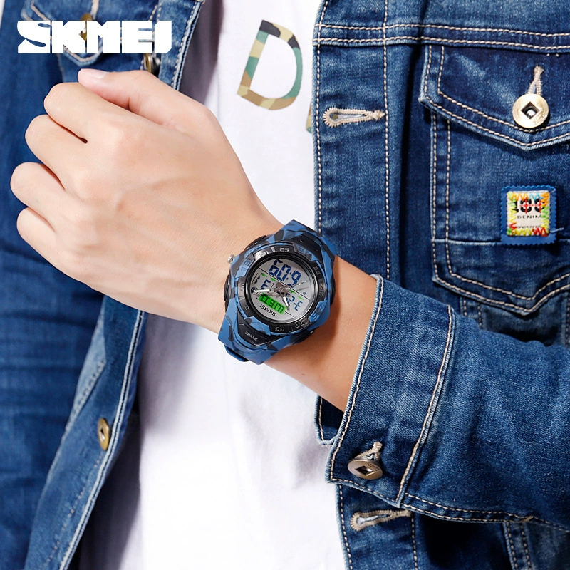 Universal travel sports camouflage electronic swiss watch