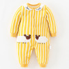 Children's demi-season clothing, warm overall, keep warm bodysuit for new born, internet celebrity, factory direct supply, increased thickness