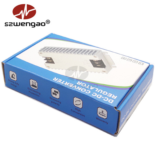 Ultra-thin 120W high-performance vehicle voltage regulator 8-36V to 12V 10A automatic step-up and step-down power converter