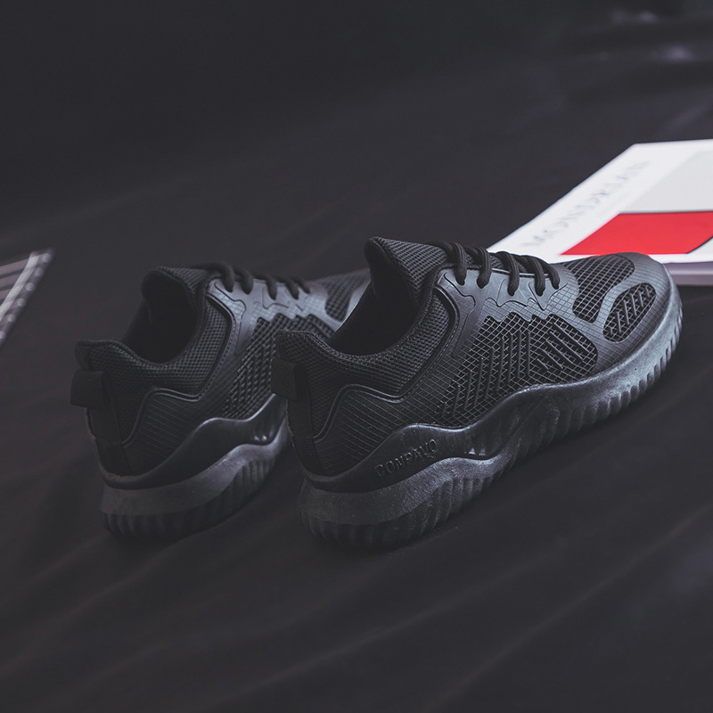 Women's Casual Shoes, Breathable Color-block Flying Woven Lace-up Sneakers_voghion.com