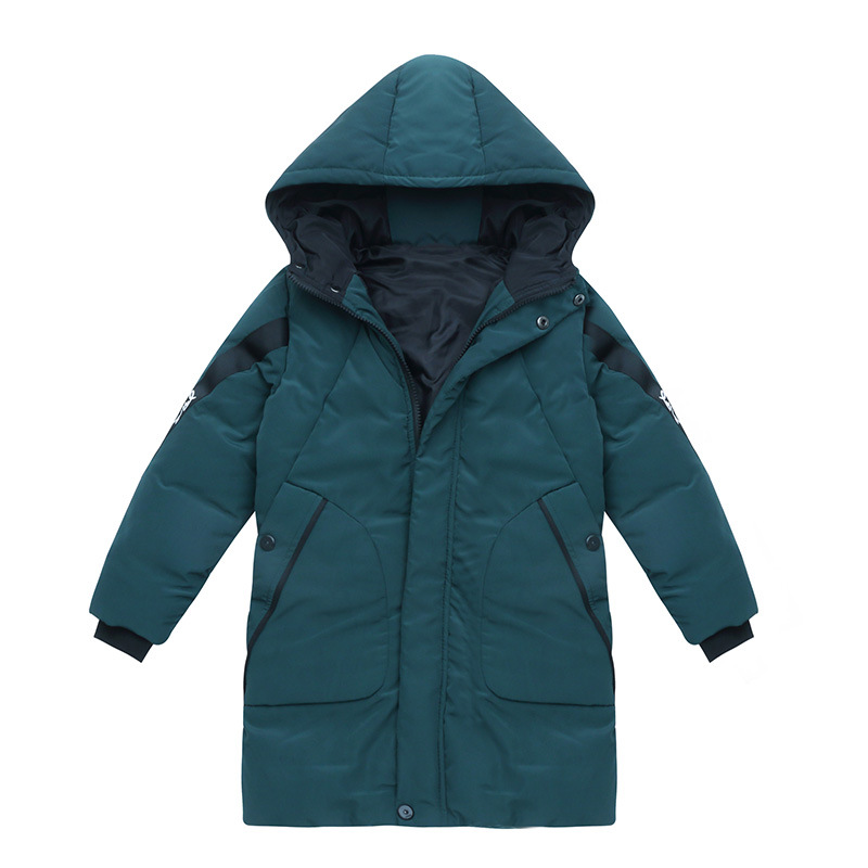 Ropa acolchada de algodón para niños ropa de invierno de longitud media nueva chaqueta acolchada de algodón para niños engrosada chaqueta acolchada de algodón para niños de estilo coreano casual para niños medianos y grandes