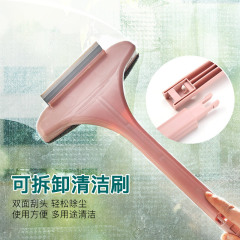 New dual-purpose screen brush, washable screen cleaning tool, dust removal brush, window cleaning hair removal brush, squeegee