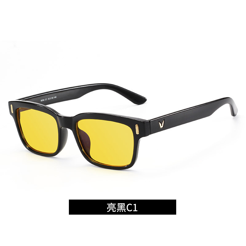 【H8084】Gafas anti-luz azul al por mayor de fábrica, estilo coreano, gafas protectoras para hombres y mujeres, gafas para computadora, visión nocturna