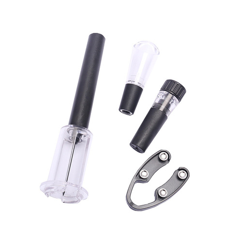 Export Box Packaging Needle Type Air Pressure Red Wine Opener Corkscrew Pourer Wine Accessories Wine Tools Set Manufacturer