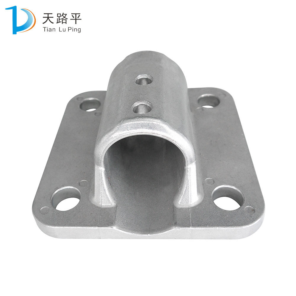 青岛天路平 来图 压铸工艺不锈钢管件配件 扶手管接头 ALSI12