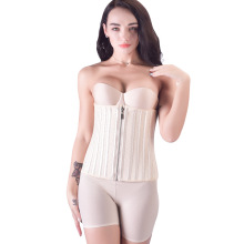 升级款透气弹力乳胶收腹带 调整型拉链女士束腰腰带束身衣