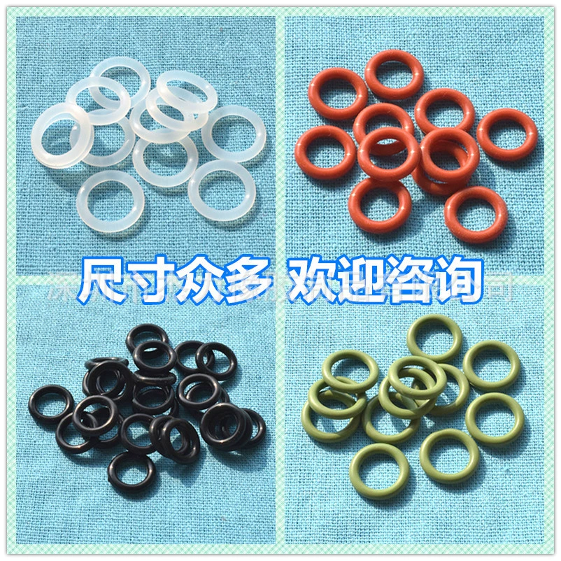 В наличии Силиконовое уплотнительное кольцо для защиты окружающей среды уплотнительное кольцо из нитриловой резины пищевое водонепроницаемое Силиконовое кольцо прозрачное черное