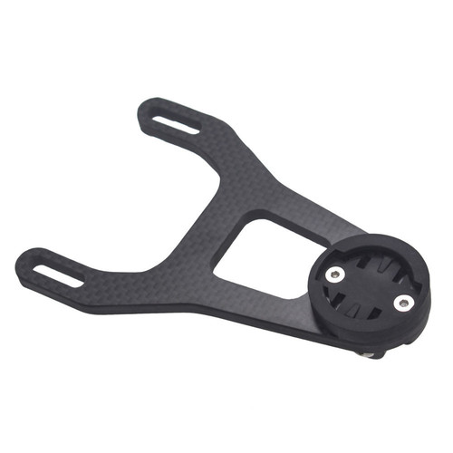 Bike computer holder carbon fiber bent handlebar holder for Garmin computer GoPro supports 5D handlebar
