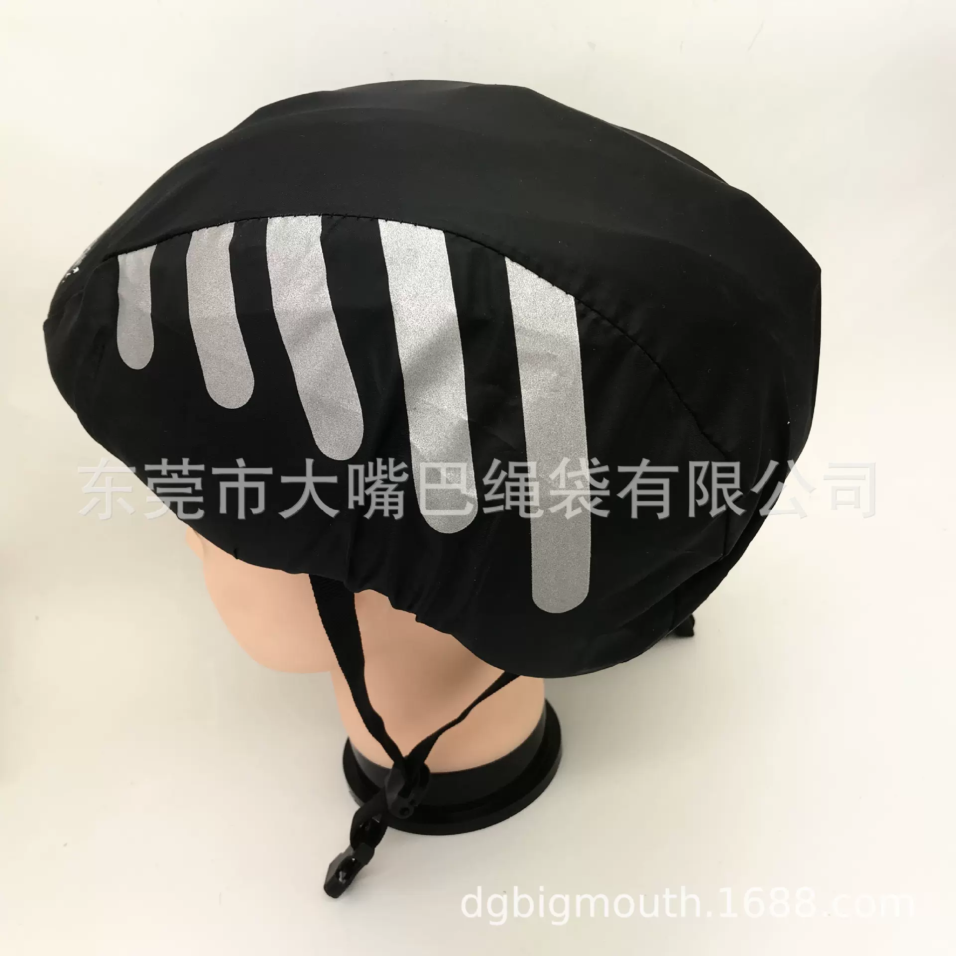 越野山地车头盔套电动车防水反光罩自行车防水套安全夜骑反光