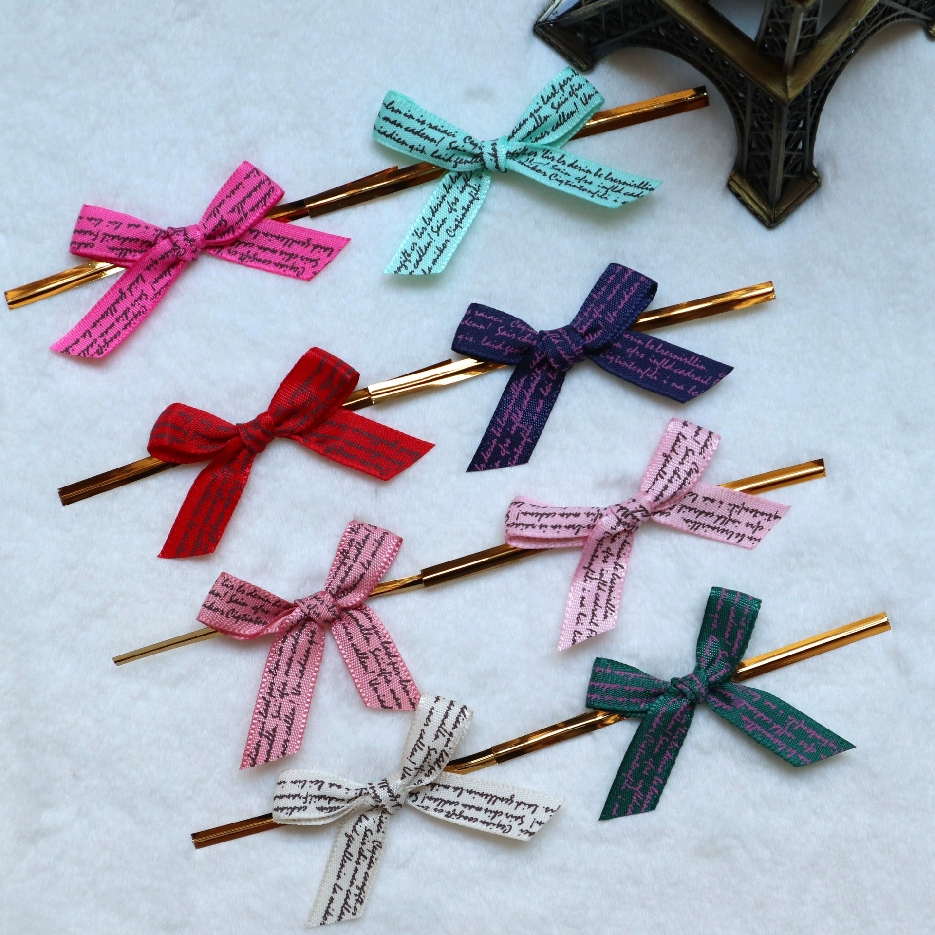 В наличии напечатанная буква галстук-бабочка шелковая Кондитерская упаковка буква галстук-бабочка упаковка для выпечки белый галстук