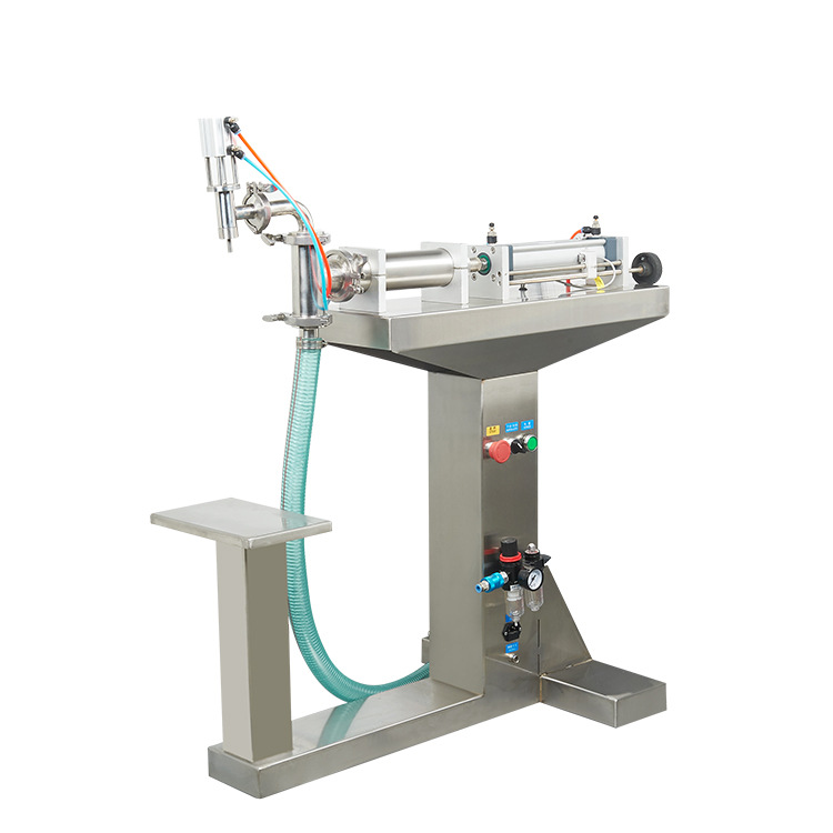 卧式气动液体灌装机 膏体灌装机 自动灌装机 灌装机 单膏300克