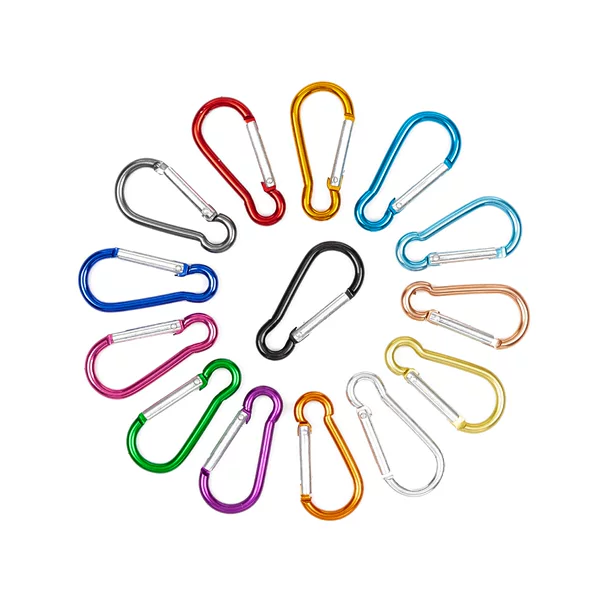 No. 5 Gourd-shaped Aluminum Alloy Carabiner Bluetooth Headset Silicone Sleeve Hook Quick-hang Luggage Power Bank Quick-hang
