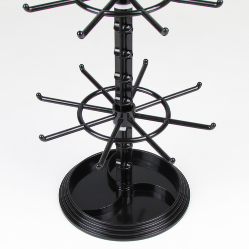 Rotating display rack for antique jewelry, accessories, and necklace earring stand, stall props, desktop jewelry stand