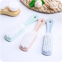 Plastic small shoe brush with thick handle, soft bristle cleaning brush, decontamination laundry brush, small brush, simple shoe brush gift