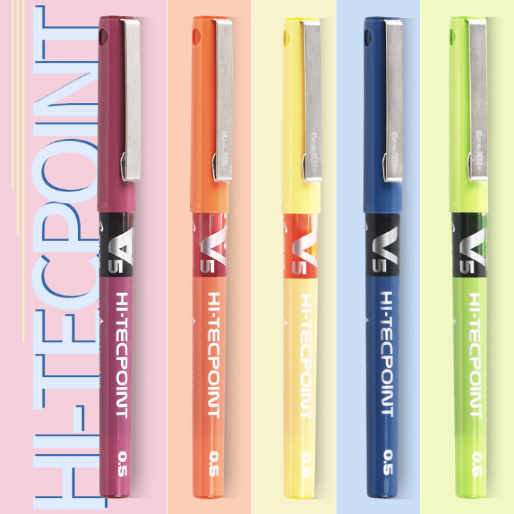 New Japanese PILOT Baile, BX-V5, Direct Liquid Gel Pen V7 Classic Sign Pen Water Pen 12 Color