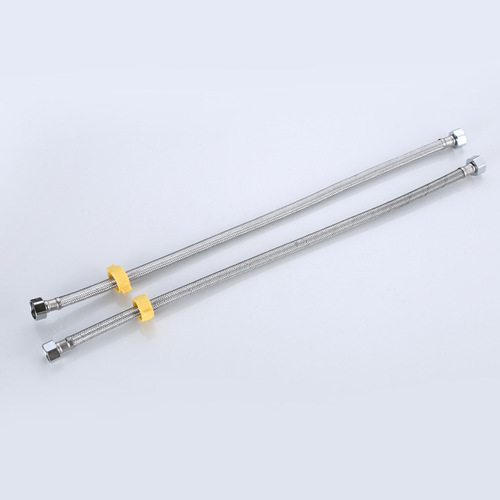 Aluminum wire double-ended cap braided hose toilet water heater single cold 4-point basin single cold vegetable basin faucet water hose