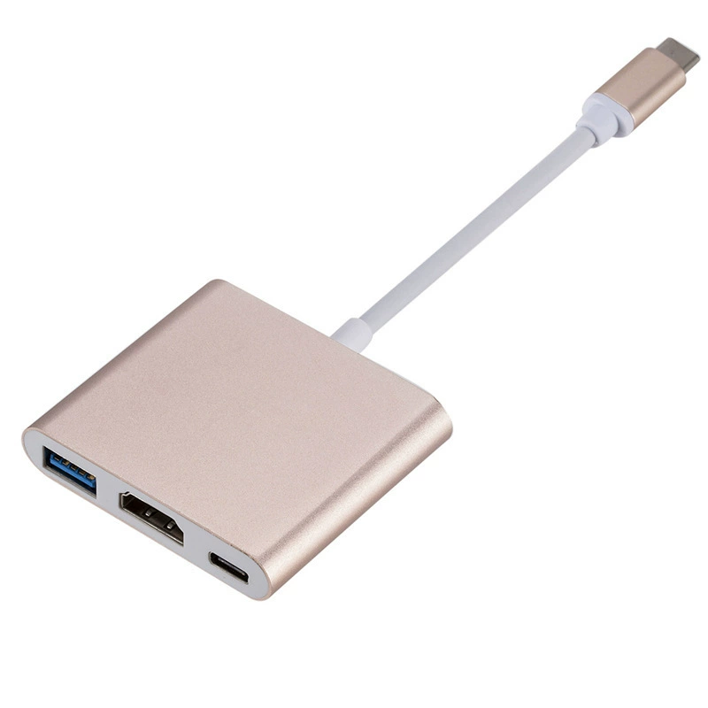 USB3.1 Type C TO HDMI+USB3.0 конвертер Trinity PD питание 4K кабель конвертации
