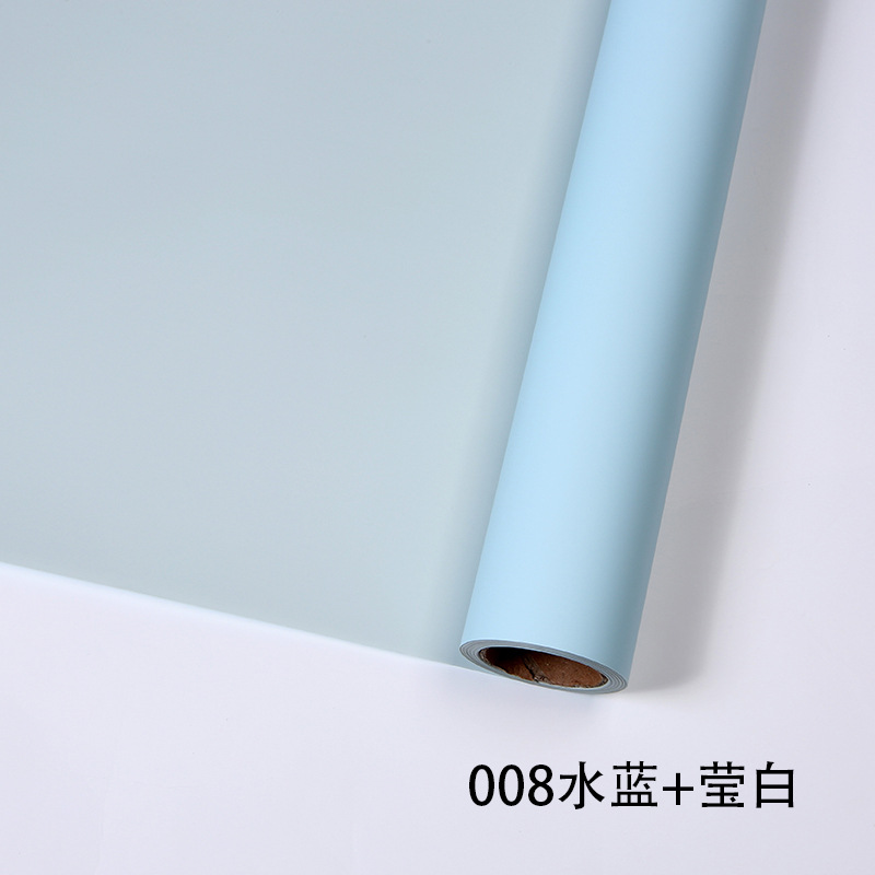 06 Azul agua y blanco; 56cm,9 metros