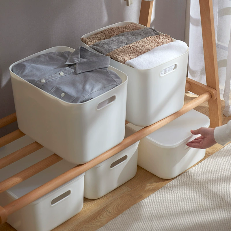 Корзина для хранения мусора в японском стиле Корзина для хранения Коробка для хранения Коробка для хранения шкафов Коробка для хранения бытовой косметики Коробка для хранения