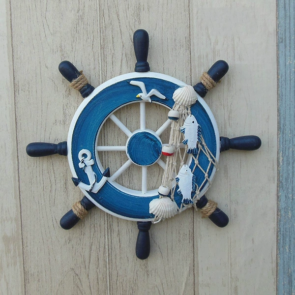 23cm blue sticker fish model (blue bead)