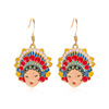 Retro earrings, Chinese style