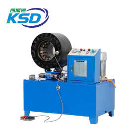 大尺寸全自动高压胶管锁管机 3寸4寸6寸液压油管扣压机 扣管机