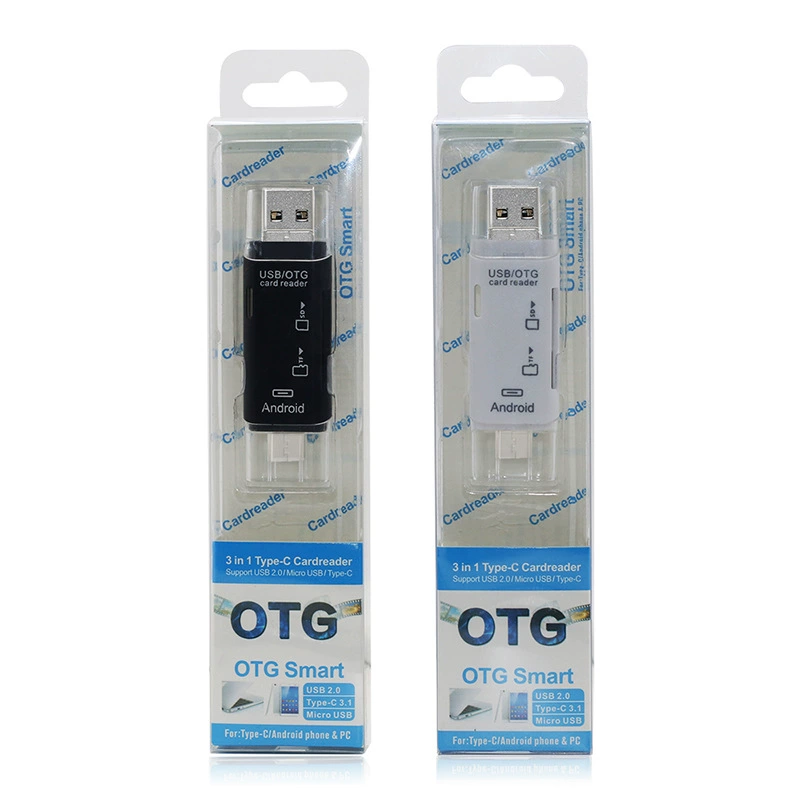 Сенхе -один -ридер USB2.0 Mircousb Typec Сан -в -один ридер к SD картам TF