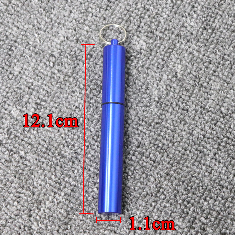 Directo de fábrica de acero inoxidable 304 paja FDA respetuoso con el medio ambiente grado alimenticio plegable telescópica traje de paja en stock