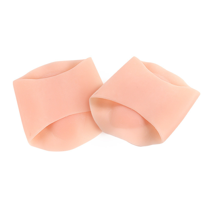 Almohadilla de arco de silicona Plantilla de corrección de pie plana cubierta de pie vendaje soporte de pie almohadilla de tamaño medio hombres y mujeres calcetines de arco pad