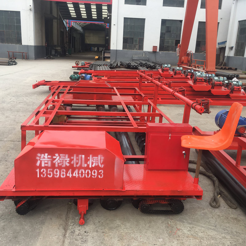 隧道用加搅龙路面整平机 辊轴蛟龙混凝土摊铺机 绞龙式滚筒摊铺机