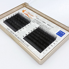 漫畫睫毛0.05山茶花嫁接假睫毛 一排三個長度 有嫁接技術可秒開