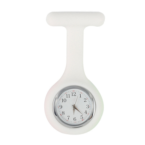 Foreign trade silicone nurse watch electronic pendant watch chest watch medical pocket watch printed logo watch watch wholesale