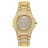 Starry sky, steel belt, swiss watch, quartz calendar, women's watch, suitable for import, diamond encrusted