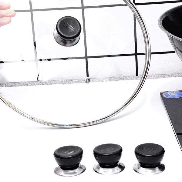 스테인레스 스틸 냄비 뚜껑 버튼 상단 구슬 냄비 캡 핸들 1 위안 2 위안 포장 제품 냄비 뚜껑 핸들 플라스틱 상단 구슬