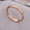 Golden, 2mm, pink gold