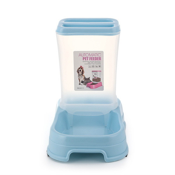 Ready stock pet feeder large capacity automatic feeder dog bowl cat…