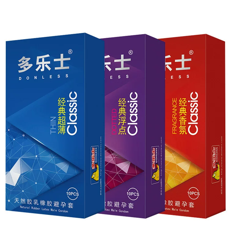 Durais condom classic series floating -point fragrance ultra -thin condom Lubrication one piece
