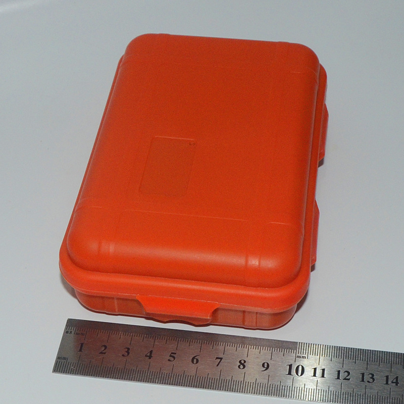 Tamaño pequeño EDC herramienta Caja Sellada caja de supervivencia al aire libre caja a prueba de golpes anti-presión Caja impermeable caja de almacenamiento de supervivencia de campo