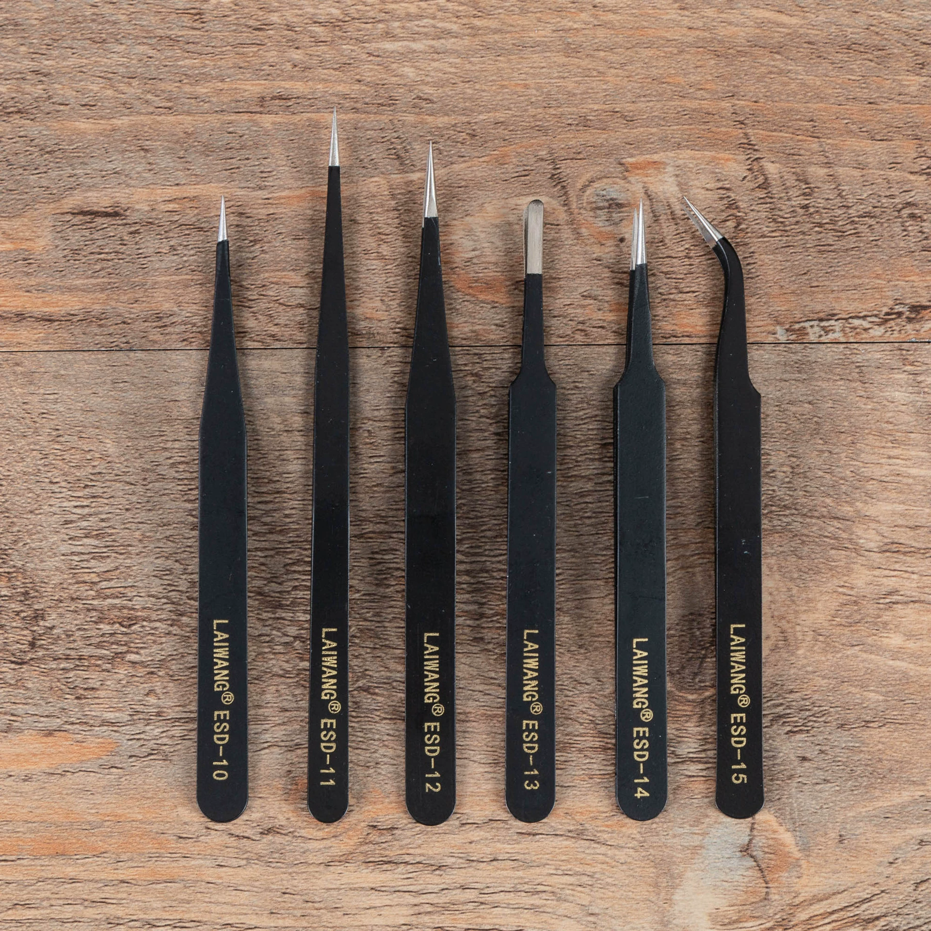 Накладные ресницы утолщенные из нержавеющей стали черный пинцет ESD-15 колена демонтаж инструмента для ремонта пинцет заостритель