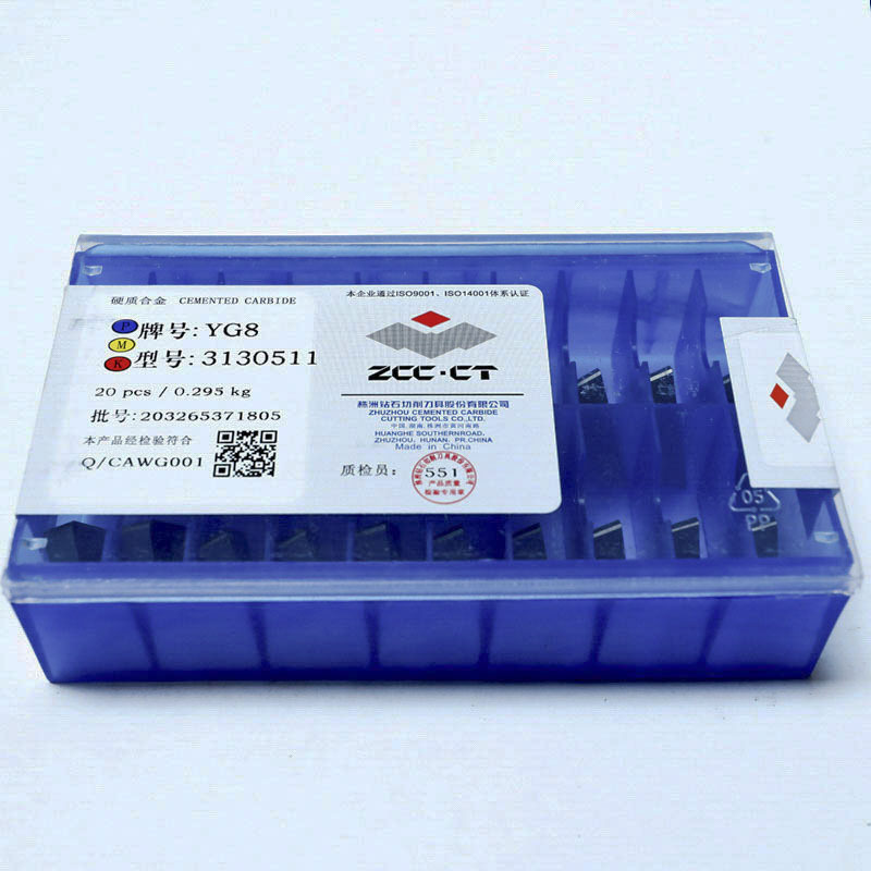 批发 株洲钻石硬质合金焊接刀头 切削合金车刀片YW2 A125