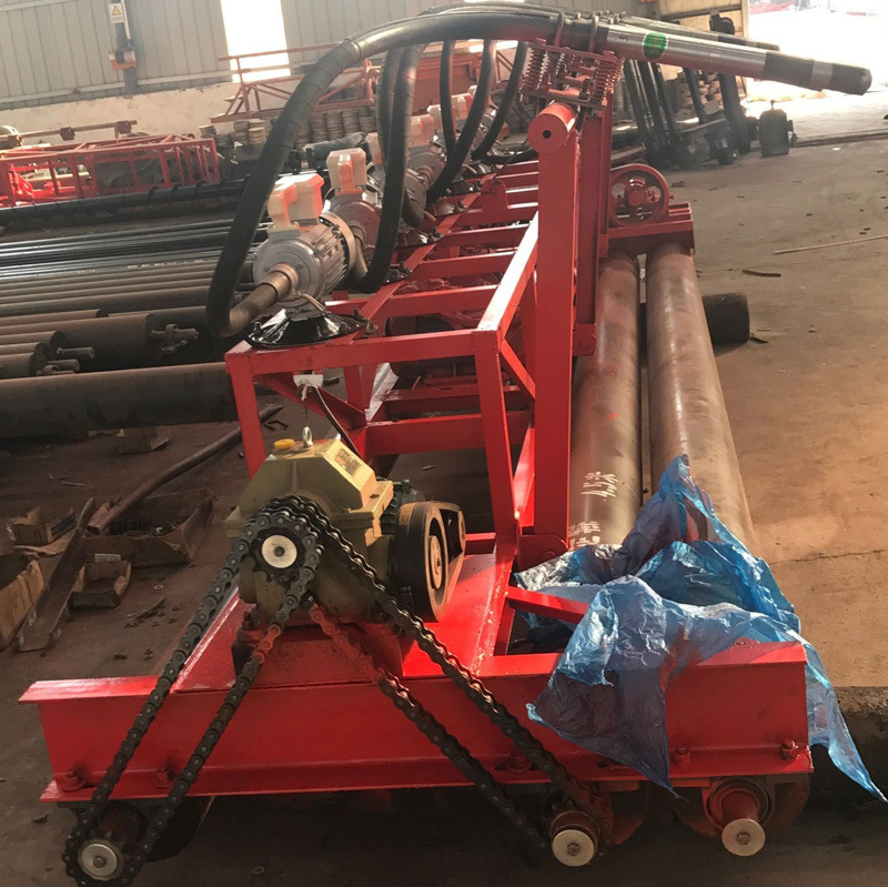 三辊轴排阵摊铺机一体机 多功能摊铺路面振捣机 三滚筒摊铺振动梁