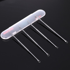 Stainless Steel Acne Needle 4-piece Set Acne Needle Acne Needle Wholesale Beauty Needle Acne Clip Acne Needle Tool Set