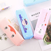 Cartoon square polyurethane cute universal pencil case for elementary school students, Korean style, cute animals, wholesale