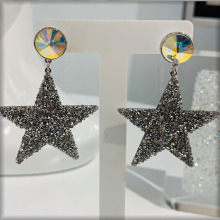 定制立体水晶饰布双尖钻饰品粘贴耳环发饰手链胸针配件钻贴加工